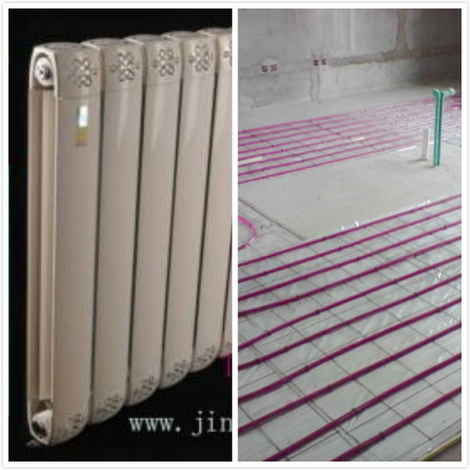 地暖和辉达娱乐的区别,左图为辉达平台，右图为地暖实地铺设。