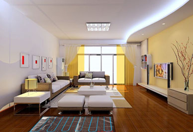 辉达季安装电地暖